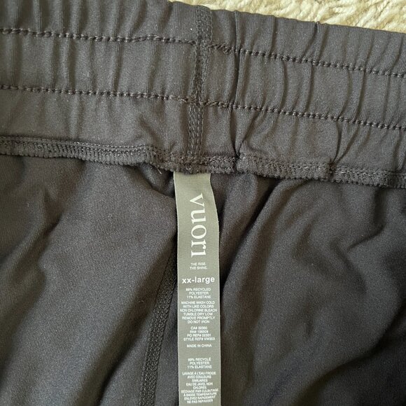 NWT Vuori Women's Performance Joggers Black Size XXL - Picture 3 of 4